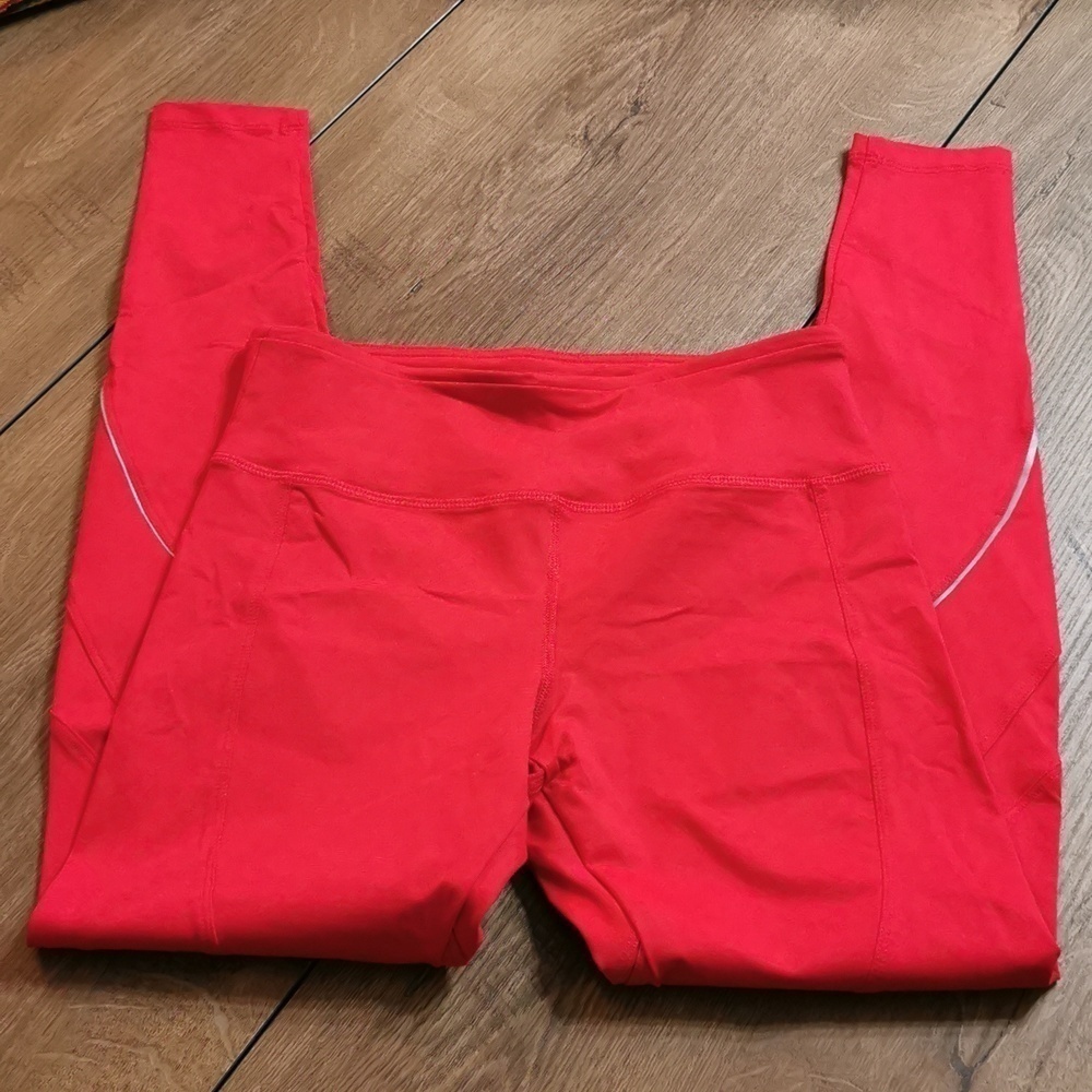 Reflective strip leggings